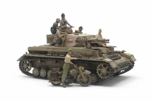Tamiya Iv.F + Motorcycle N. Africa