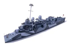 Tamiya US Destroyer Cushing