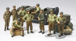 Tamiya WWII US Army Infantry + Jeep