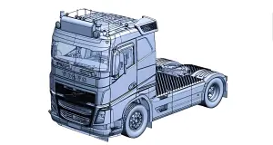Italeri Volvo FH low roof