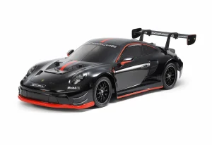 Tamiya Porsche 911 GT3 R (992) with Black Painted Body (TT-02)