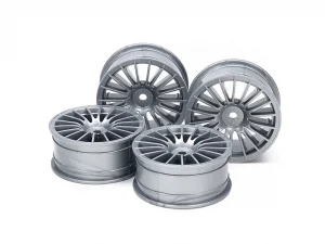 Tamiya Medium Narrow 18 Spoke Wheels Clr