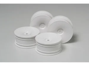 Tamiya White Dish Wheel (26mm/Offo) X 2