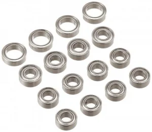 Tamiya TT-02 Ball Bearing Set: 10x5mm (8) + 11x5mm (4) + 12x8mm(4)