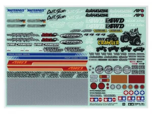 Tamiya Off Road Car Sponsor Stickers