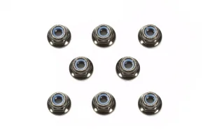 Tamiya 4mm Flange Lock Nut *8