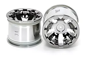 Tamiya T3-01 Chrome Whl 4 Wps Tire R