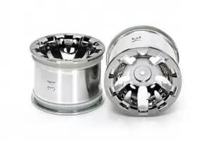 Tamiya T3-01 Chrome Whl 4 Wps Tire R