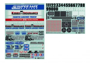 Tamiya Marking Sticker (Racing Truck)