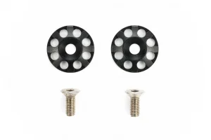 Tamiya Aluminium Wing Washers Black