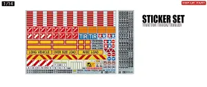 Tamiya 1:14 Tractor Trailer Sticker