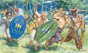 Italeri Gaul Warriors 1st-2nd Cty B.C. C