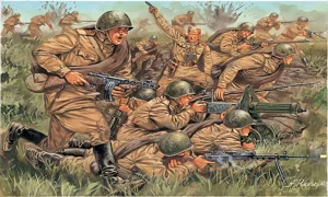 Italeri WWII Russian Infantry B2004