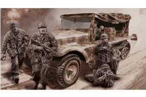 Italeri Sd Kfz Demag D7 With Paratroopers