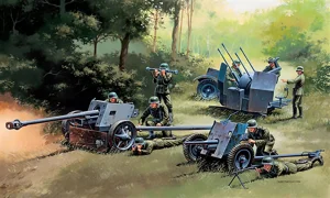 Italeri Pak35 + Pak40 + Flack38