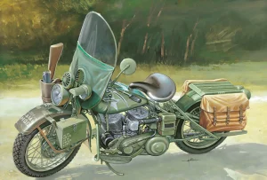 Italeri US Army Ww11 Motorcycle