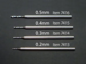 Tamiya Fine Pivot Bit 0.3mm Shank 1mm
