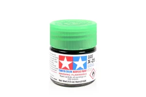 Tamiya Acrylic Mini Paints X-25 Clear Green