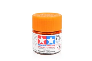 Tamiya Acrylic Mini Paints X-26 Clear Orange