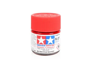 Tamiya Acrylic Mini Paints X-27 Clear Red