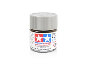 Tamiya Acrylic Mini Paints X-32 Titan Silver