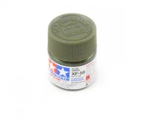 Tamiya Acrylic Mini Paints XF-58 Olive Green