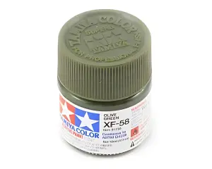 Tamiya Acrylic Mini Paints XF-58 Olive Green