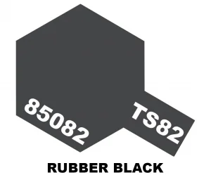Tamiya Spray Paint TS-82 Rubber Black