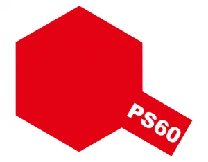Tamiya Lexan Spray Paint - PS-60 Bright Mica Red