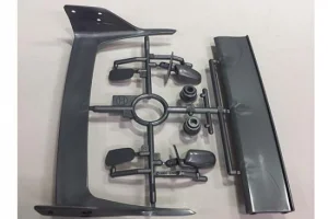 Tamiya Mirrors and wing for 1825588 GTR R33 Bodyshell