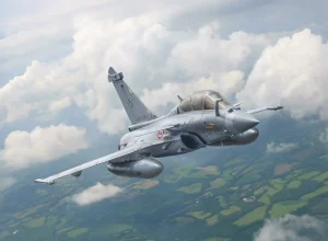 Italeri Rafale B Two-Seat French Fighter Aircraft