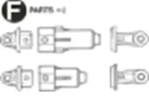 Tamiya F Parts For 58485