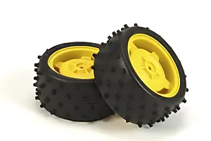 Tamiya Rear Tyre + Wheel Fighter G X 2
