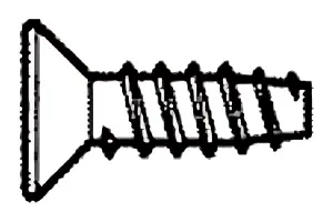Tamiya 2X6mm Countersunk Tapping Screw