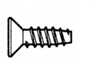 Tamiya 2X6mm Countersunk Tapping Screw
