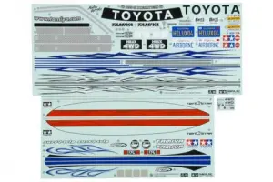 Tamiya Sticker Bag For 58397
