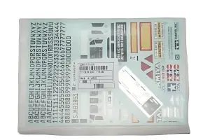 Tamiya Sticker Metal Transfer For 56335