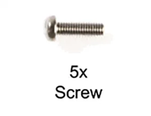 Tamiya 2.6X10 Binding Screw BK(5Pc)58447