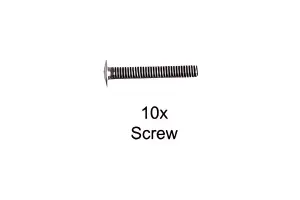 Tamiya 3X18mm Flat Screw For 58476