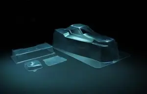 Tamiya Body + Wing For 58418 Boomerang