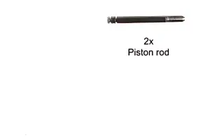 Tamiya Piston Rod (2) For 50746