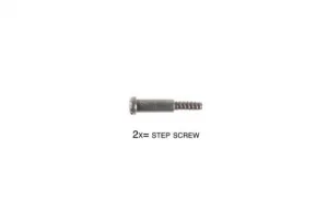 Tamiya 3X18mm Step Screw (2Pcs)