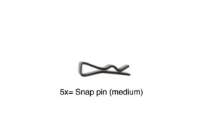 Tamiya Snap Pin (Medium) (5Pcs)
