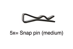 Tamiya Snap Pin (Medium) (5Pcs)