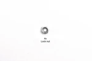 Tamiya M4 Nylon Lock Nut (4 Pack)