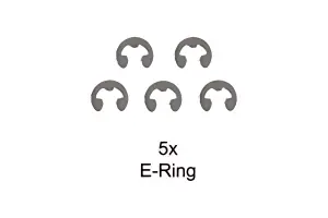 Tamiya 2.5mm E Ring Black