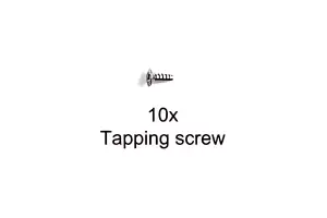 Tamiya 3X8mm Countersunk Tap Screw 58438