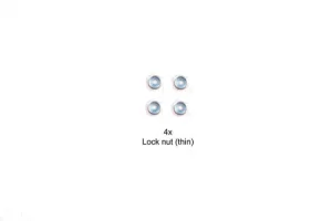 Tamiya 3mm Lock Nut 4Pcs