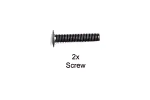 Tamiya 3X15mm Flat Screw 2 Pcs