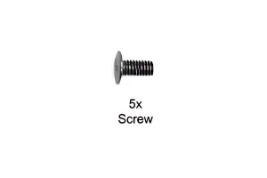 Tamiya 3X6mm Flat Screw (5Pcs) 58435